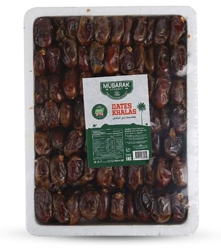 Khalas Al-Ehsa Premium Vacuum-Sealed Dates - 1 CRT 8 PCS - Fresh
